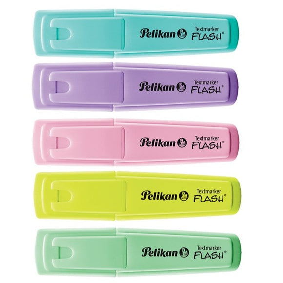 Destacador Pastel Flash, en diferentes colores / Pelikan
