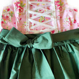 7 - 8 años (122-128cm) / Traje alemán para niñitas, vestido tradicional bávara con delantal/ Kinder Dirndl mit Schürze