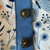 5 - 6 años (110-116cm) / Traje alemán para niñitas, vestido tradicional bávara con delantal/ Kinder Dirndl mit Schürze