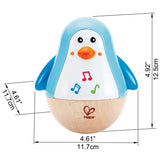 HAPE - Pingüino musical / Stehauf-Pinguin, 6+ meses