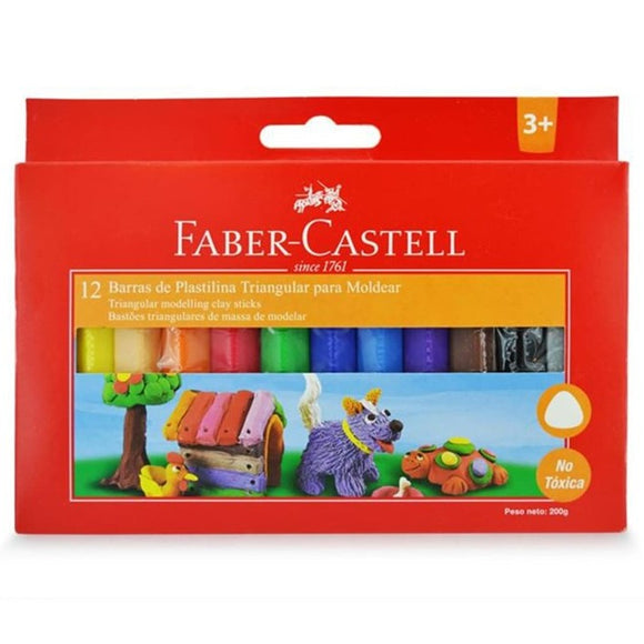Plasticina 12 colores / Faber Castell