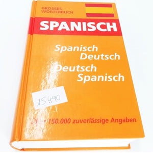 Grosses Wörterbuch  SPANISCH  (Zustand: sehr gut)