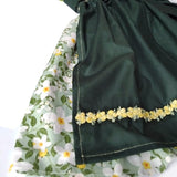 4 - 5 años ( 104-110cm) / Traje alemán para niñitas, vestido tradicional bávara con delantal / Kinder Dirndl mit Schürze