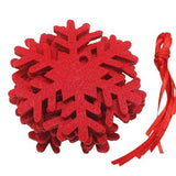 5x Colgantes de fieltro para navidad  / 5x Hängedeko Weihnachten aus Filz