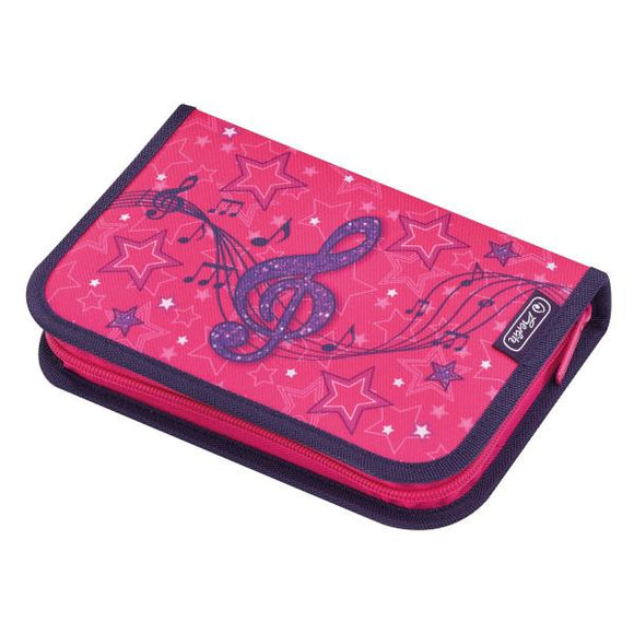 Herlitz - Estuche escolar, 31 piezas /  Schüleretui mit 2 Klappen, 31 tlg. MELODY