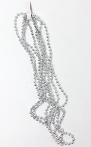 Perlengirlande  Silber / Guirnalda de perlas color plata
