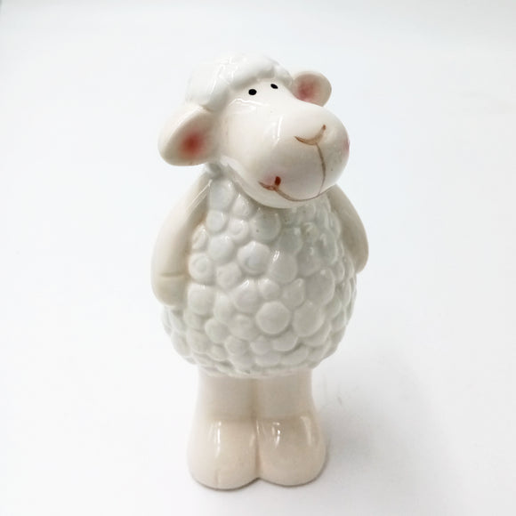 Schaf Keramik stehend