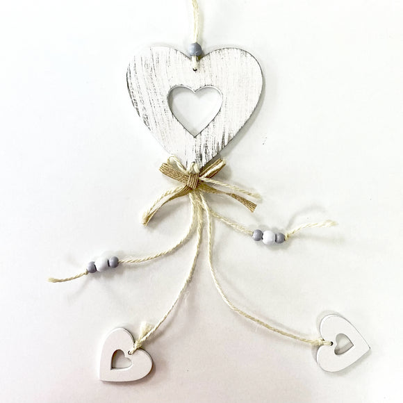 Deko-Hänger Herzen aus Holz