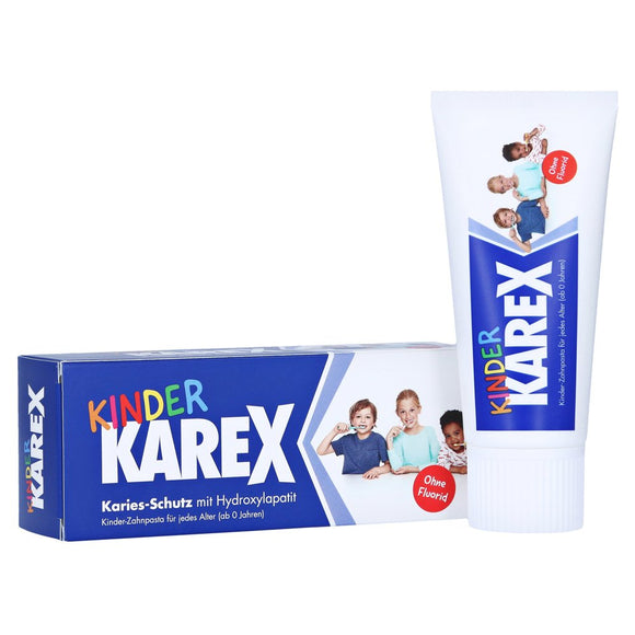 KAREX Kinder Zahnpasta, 50 ml / Pasta de dientes para niños sin flúor