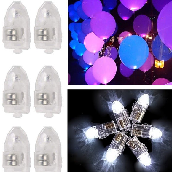 24 unidades de luces mini LED para globos, farolillos de papel, decoración (blanco) / Mini LED für Ballons oder Laternen