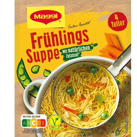Maggi Guten Appetit! Frühlings Suppe für 4 Teller / Sopa