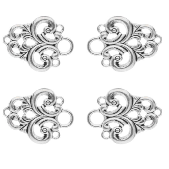 Miederhaken / Miederösen für Dirndl, 4 Stück