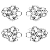 Miederhaken / Miederösen für Dirndl, 4 Stück