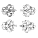 Miederhaken / Miederösen für Dirndl, 4 Stück