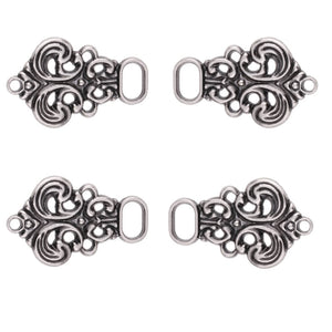 Miederhaken / Miederösen für Dirndl, 4 Stück