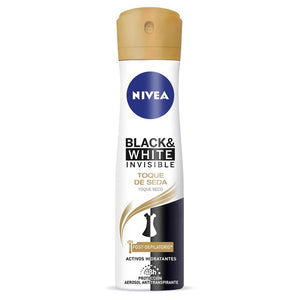 Nivea Desodorante Spray Black & White Toque Seda 150 mL