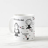 "Ohne Dich ist alles doof" / Taza, Tazón con texto / Tasse mit Beschriftung