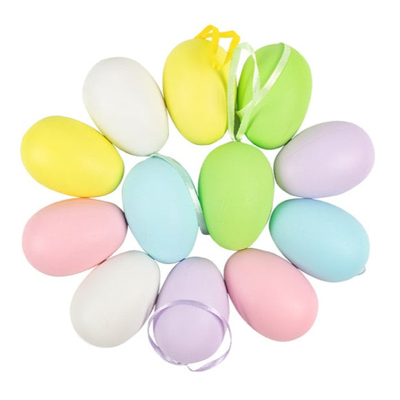 Huevos para la pascua, para colgar - Set de 6 unidades / Ostereier zum Hängen - 6er Pack