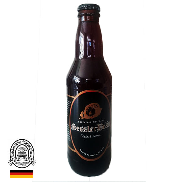 SesslerBräu - Bier Schwarzbier Dunkelbock / 330cc (schwarzer Deckel)