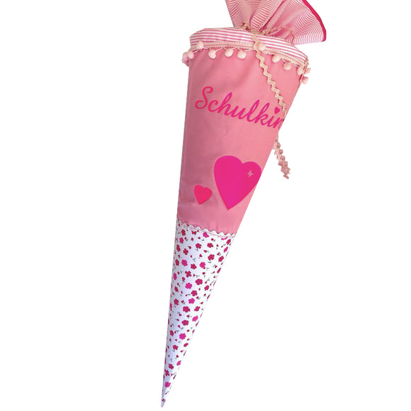 Schultüte aus Stoff 70cm / Cono escolar recubiertas en tela