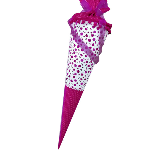 Schultüte aus Stoff 70cm / Cono escolar recubiertas en tela