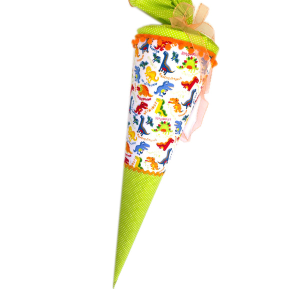 Schultüte aus Stoff 70cm / Cono escolar recubiertas en tela