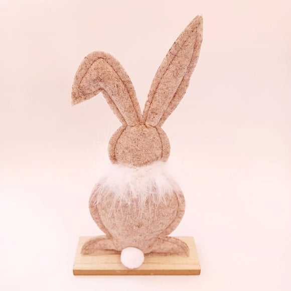 Deko-Hase auf Holzfuß 25 cm / Conejo para decorar