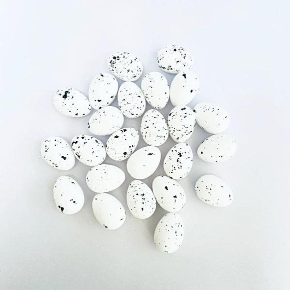 Deko Eier 24er, weiß