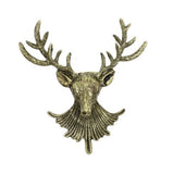 Ansteck-Pin Hirsch, gold