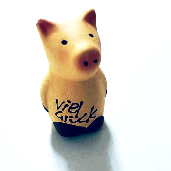 Schwein - Viel Glück - Glücksschwein aus Keramik