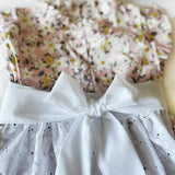 5 - 6 años (110-116cm) / Traje alemán para niñitas, vestido tradicional bávara con delantal / Kinder Dirndl mit Schürze