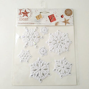 Fenstersticker - Schneeflocken / Adhesivos navideños, Sticker para la ventana