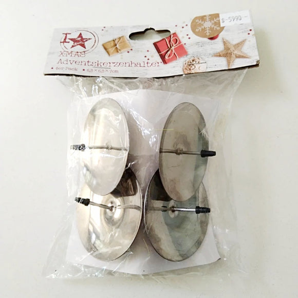 Adventskerzenhalter / Portavelas de Adviento, 4 unidades