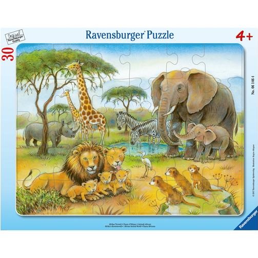 Ravensburger - Puzzle enmarcado - Vida salvaje, 4+