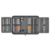 Herlitz - Estuche escolar, 31 piezas  /  Schüleretui mit 2 Klappen, 31 tlg. COMIC HERO