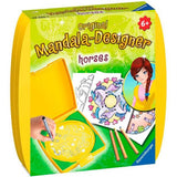Ravensburger - Mini set para diseñar mandalas - Caballos, 6+