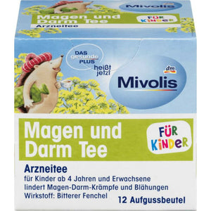 Mivolis Arznei-Tee, Magen und Darm Tee für Kinder / Té medicinal para niños, estómago e intestinos