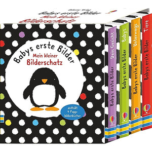Babys erste Bilder: Mein kleiner Bilderschatz +1 Mon - 4 MiniBücher
