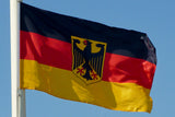 Bandera Alemana con Águila / Deutsche Flagge mit Bundesadler - Deutschland Fahne (150 x 90 cm)