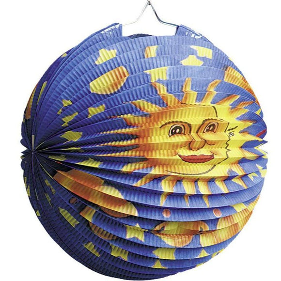 Zuglaterne Mond, rund -  für Laternenfest