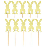 10x palillos para decoración de cupcakes y pasteles - Conejo / Cupcake Topper - Hase, 10 Stück