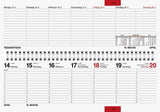 Schreibtisch-Querkalender / Tischkalender 2023