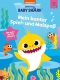 Baby Shark: Mein tolles Malbuch, mit 100 Sticker 3+