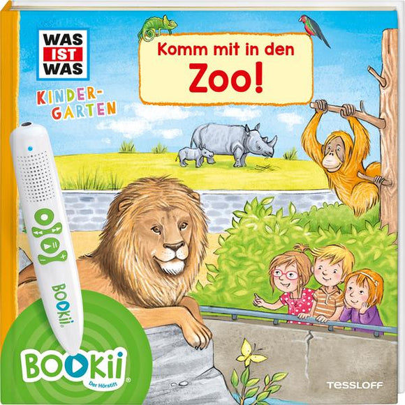 BOOKii® WAS IST WAS Kindergarten Komm mit in den Zoo! 3+