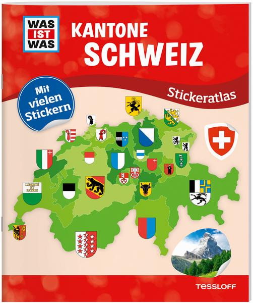 WAS IST WAS Stickeratlas Kantone Schweiz