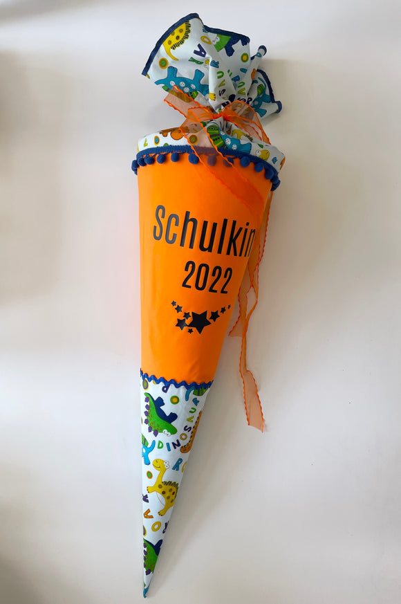 Schultüte aus Stoff 70cm / Cono escolar recubiertas en tela