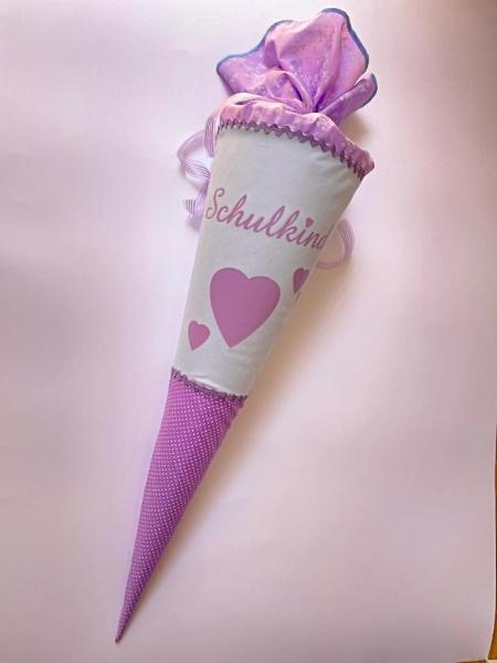 Schultüte aus Stoff 70cm / Cono escolar recubiertas en tela