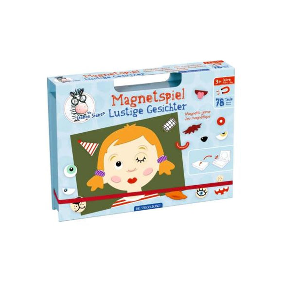 Magnetspiel Lustige Gesichter / Juego Magnetico Caras Divertidas 78 piezas 3+