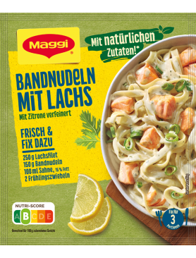 Maggi Fix für Bandnudeln mit Lachs / Mezcla de condimentos - Base para fideos con salmón