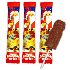 Weihnachtsmann Schokolade am Stil - Lolly , 1 Stück / Chocolate viejito pascuero